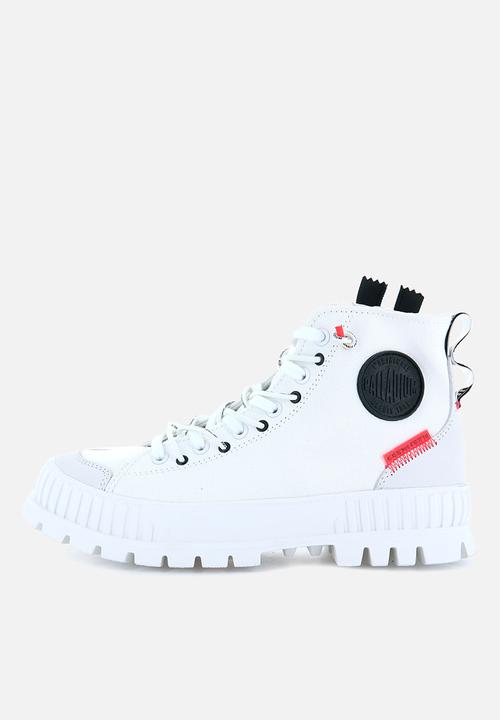 Palladium - Pallashock back zip - star white
