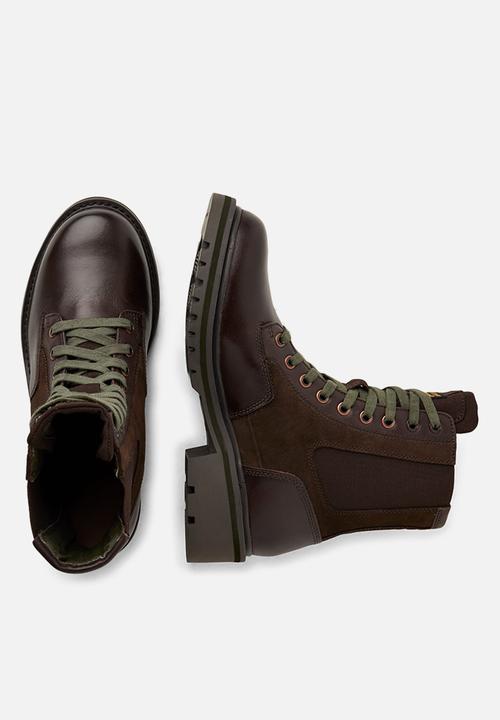 G-STAR - Core leather boot ii - dk brown