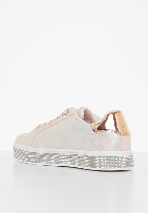 SISSY BOY - Don’t be foiled sneaker - dusty pink & silver