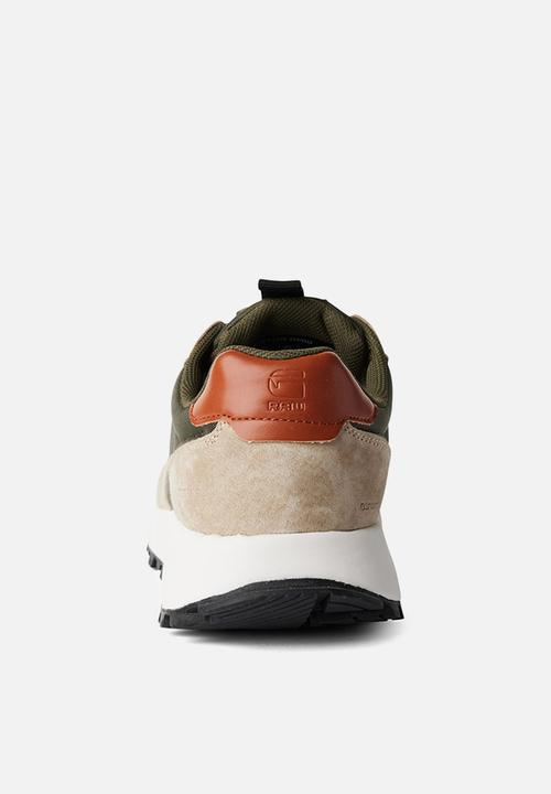 G-STAR - Theq run ctr m - olive & sand