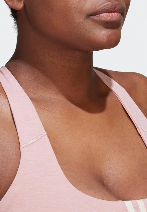 adidas Performance - Plus trn ms 3sps training bra - wonder mauve