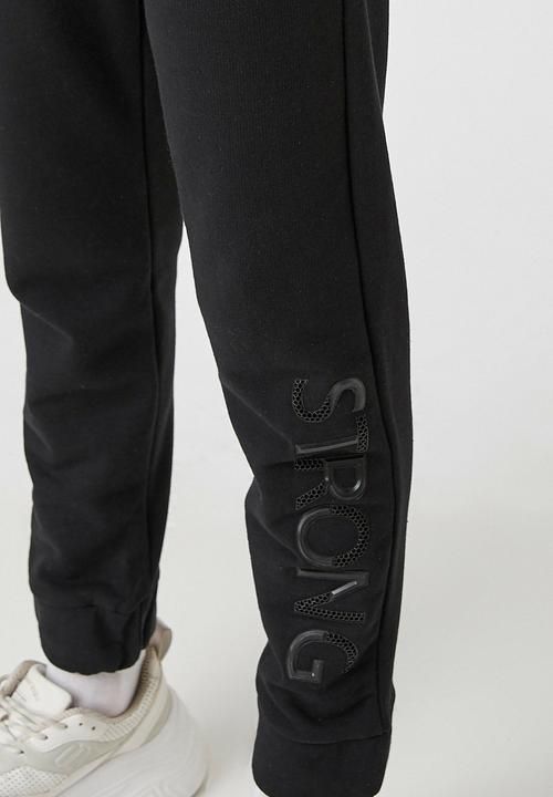 Koton - Tie waist jogger sweatpants - black