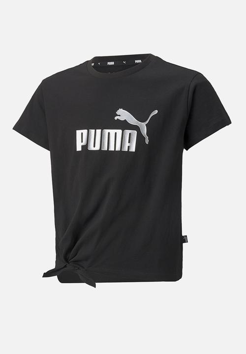 PUMA - Ess+ logo knotted tee g - puma black