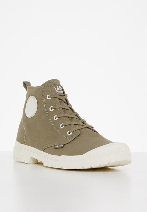Palladium - Pampa sp20 hi cvs -  dusty green/marshmallow