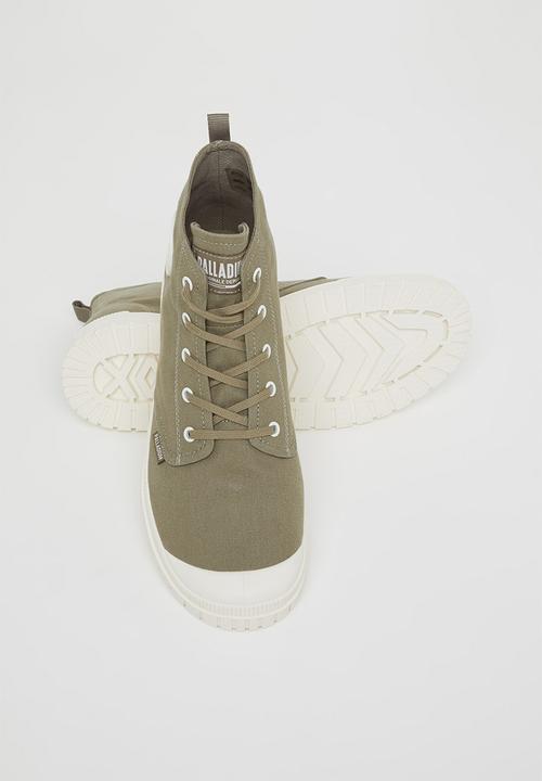 Palladium - Pampa sp20 hi cvs -  dusty green/marshmallow