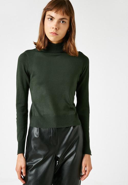 Koton - long sleeve sweater - green