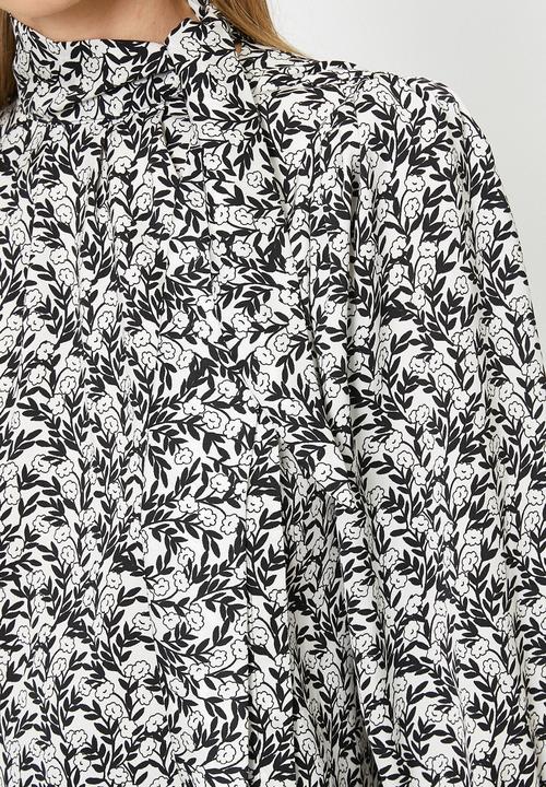 Koton - long sleeve shirt - black patterned