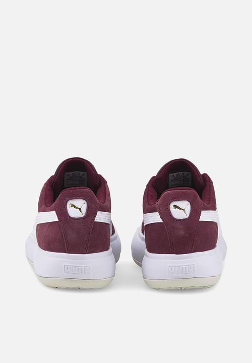 PUMA - Suede mayu - grape wine-puma white-vaporous gray