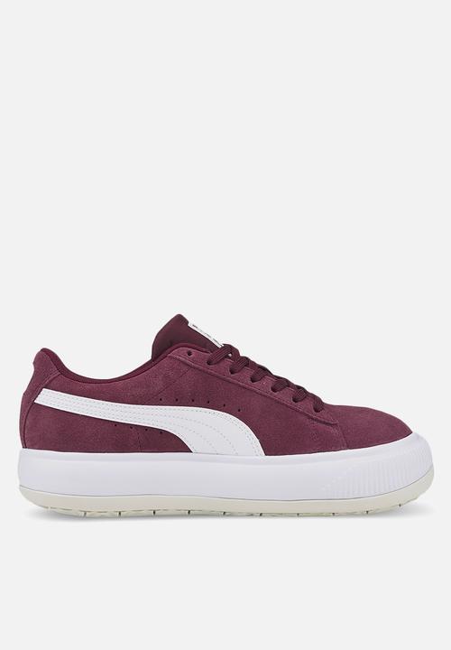 PUMA - Suede mayu - grape wine-puma white-vaporous gray