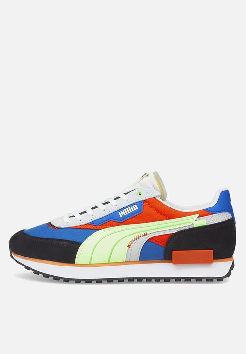PUMA - Future rider displaced - victoria blue-fizzy lime