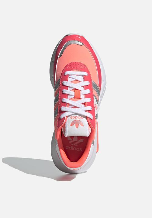 adidas Originals - Retropy f2 j - acid red/silver met./turbo
