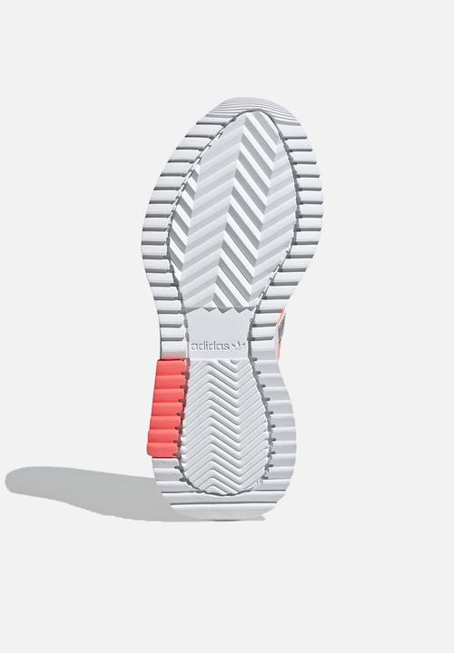 adidas Originals - Retropy f2 j - acid red/silver met./turbo