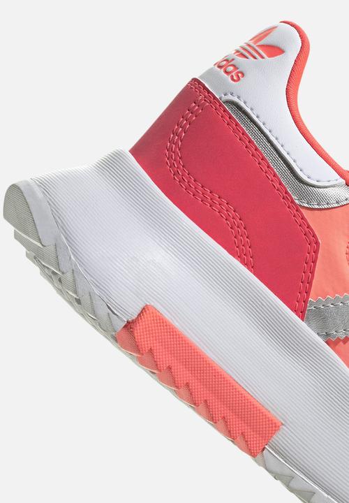 adidas Originals - Retropy f2 j - acid red/silver met./turbo
