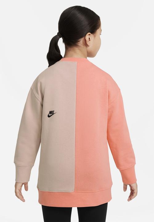 Nike - G nsw bf crew dnc - crimson bliss/pink oxford