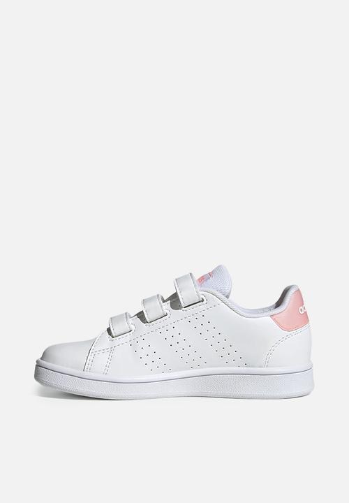 adidas Performance - Advantage cf c - ftwr white/ftwr white/acid red