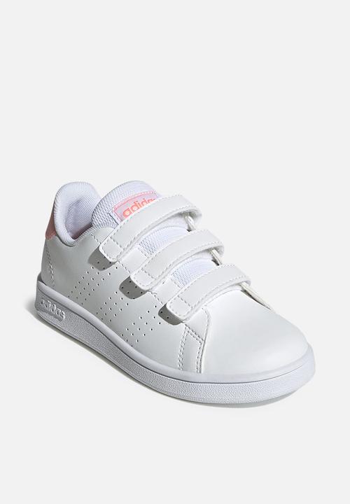 adidas Performance - Advantage cf c - ftwr white/ftwr white/acid red