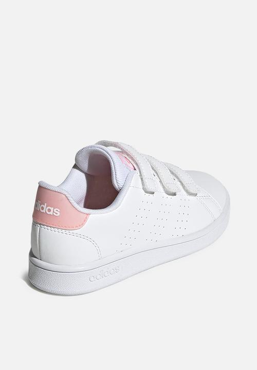 adidas Performance - Advantage cf c - ftwr white/ftwr white/acid red