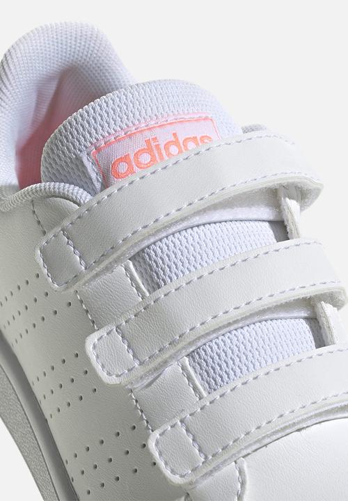 adidas Performance - Advantage cf c - ftwr white/ftwr white/acid red