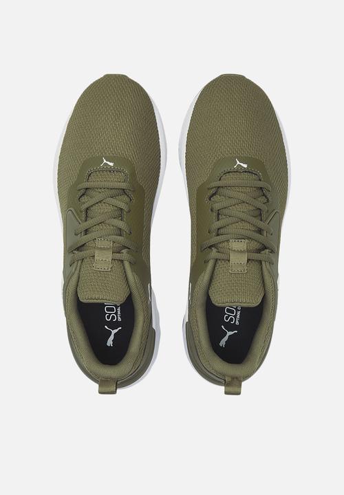 PUMA - Erupter - dark green moss-puma white