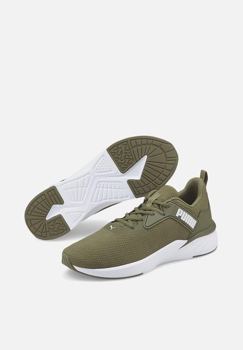 PUMA - Erupter - dark green moss-puma white