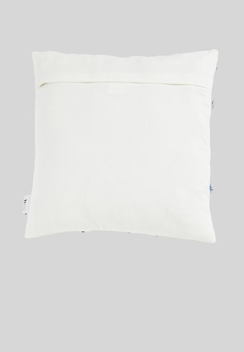 Sixth Floor - Stitch cushion cover - navy
