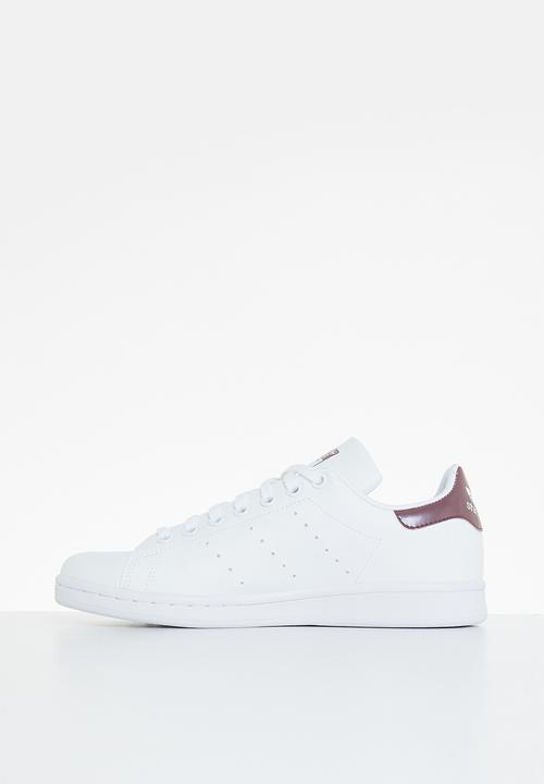 adidas Originals - Stan smith j - ftwr white/ftwr white/quiet crimson