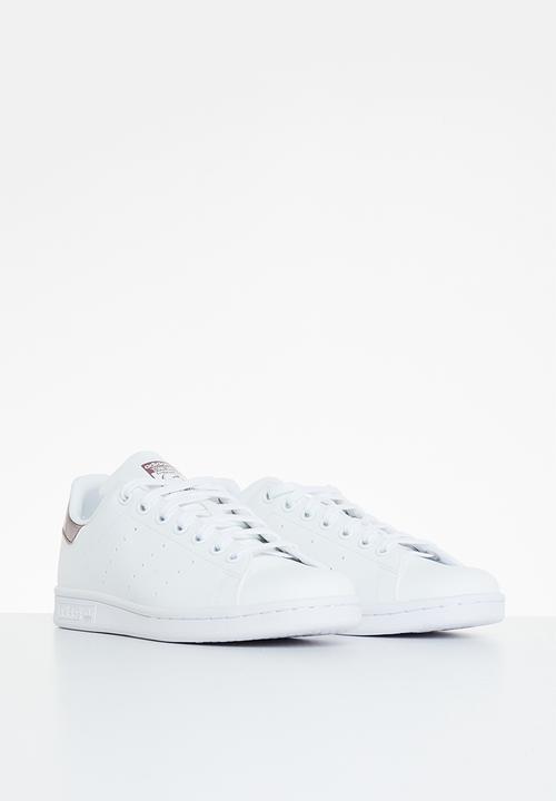 adidas Originals - Stan smith j - ftwr white/ftwr white/quiet crimson