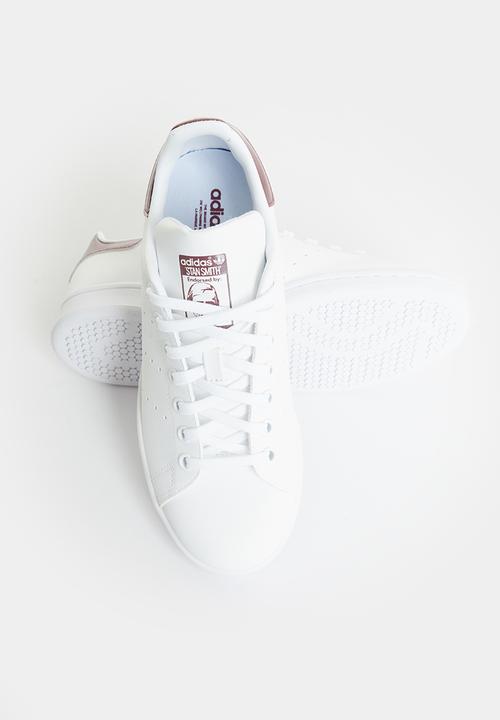 adidas Originals - Stan smith j - ftwr white/ftwr white/quiet crimson