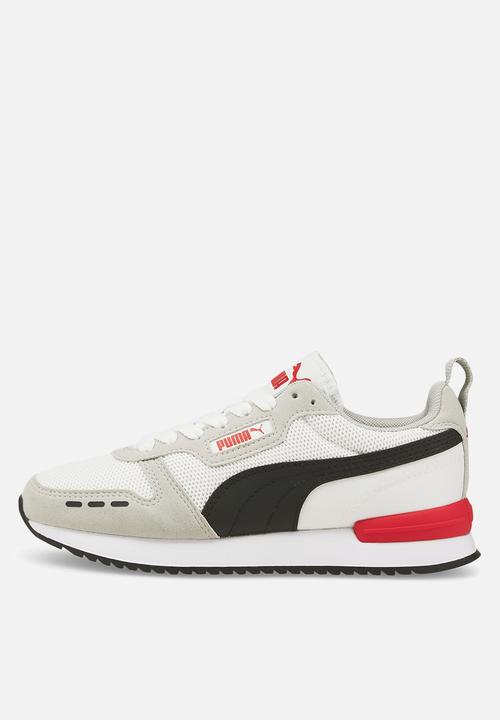 PUMA - Puma r78 junior - puma white-puma black-high risk red