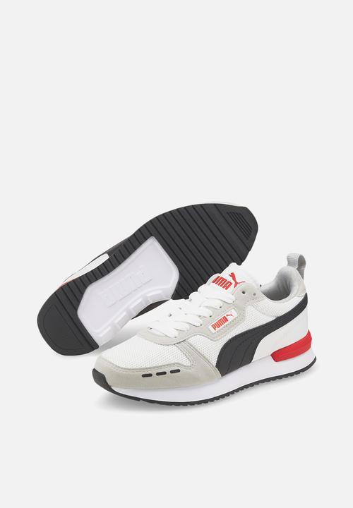 PUMA - Puma r78 junior - puma white-puma black-high risk red