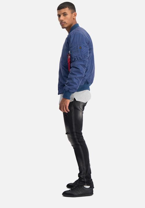 Alpha Industries - Ma-1 vf 59 reflective - blue