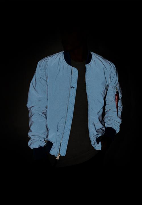 Alpha Industries - Ma-1 vf 59 reflective - blue