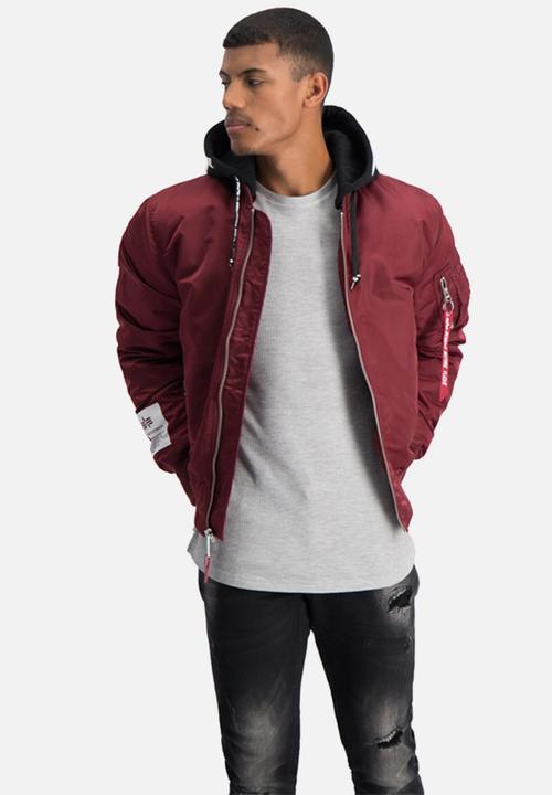 Alpha Industries - Ma-1 zhp - burgundy