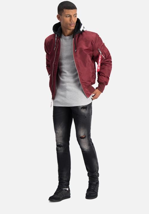 Alpha Industries - Ma-1 zhp - burgundy