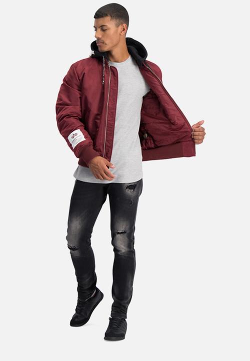 Alpha Industries - Ma-1 zhp - burgundy