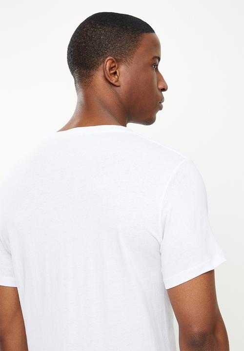 Replay - Replay chest print tee - white