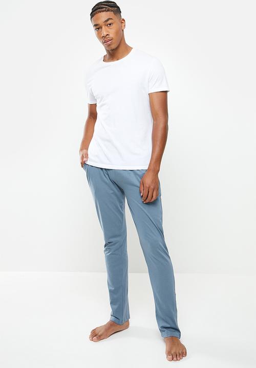 Brave Soul - Kevin printed lounge pants - blue