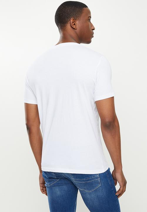 Replay - Replay logo tee - white