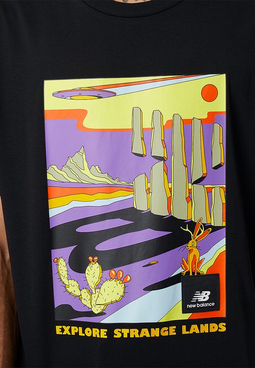New Balance  - NB All Terrain Graphic T-Shirt - Black