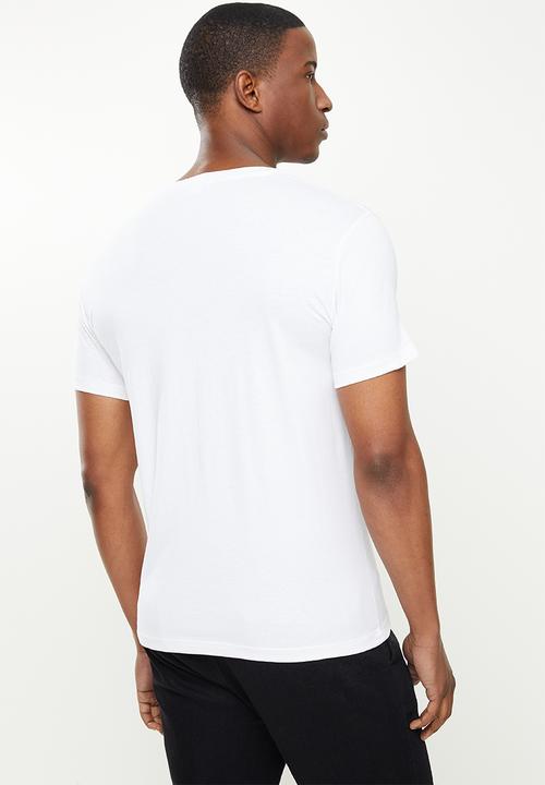 Replay - Replay crown print tee - white