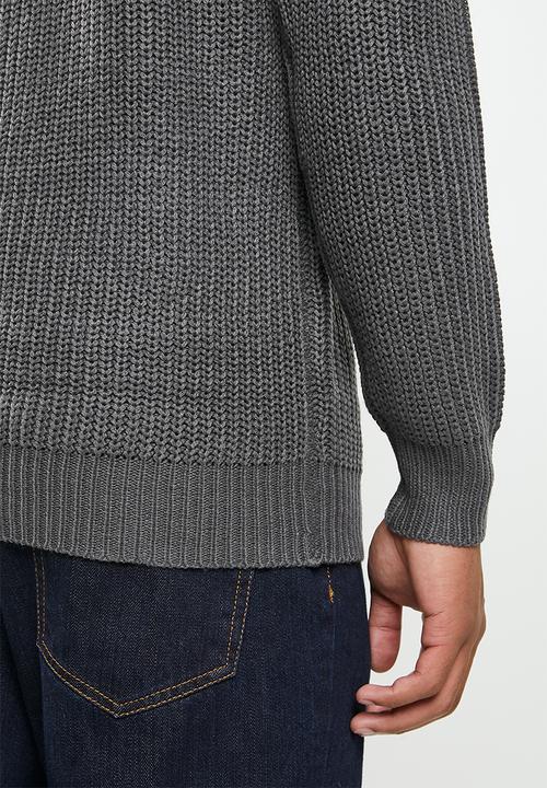 Brave Soul - Binarys knit - slate grey