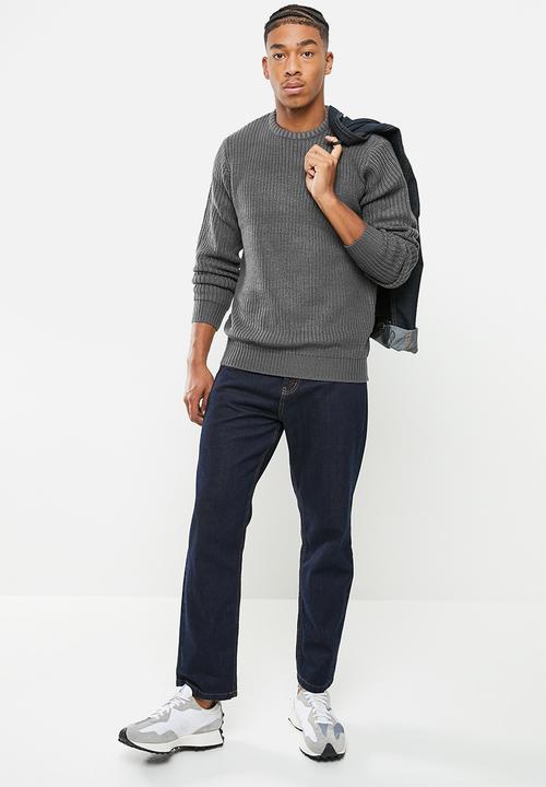 Brave Soul - Binarys knit - slate grey
