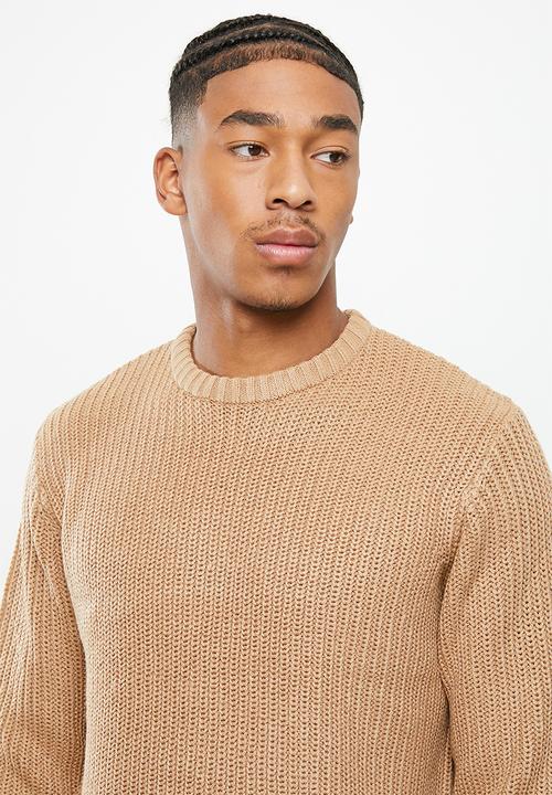 Brave Soul - Binarys knit - beige