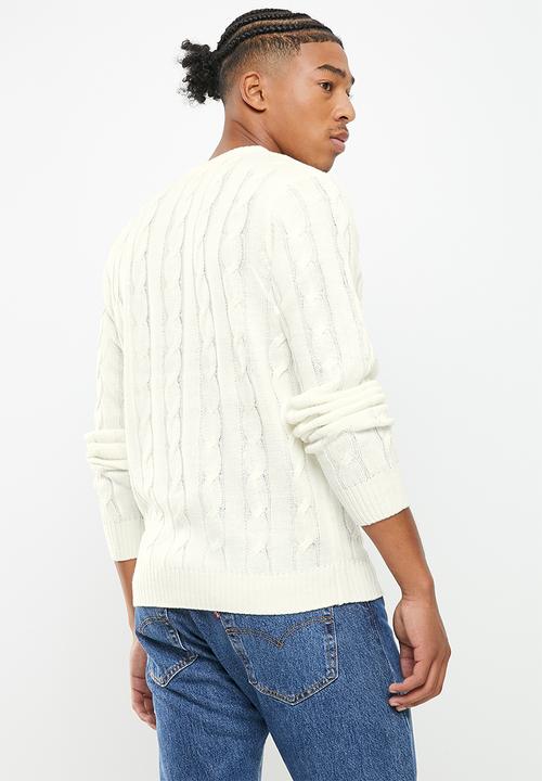 Brave Soul - Maoc knit - white