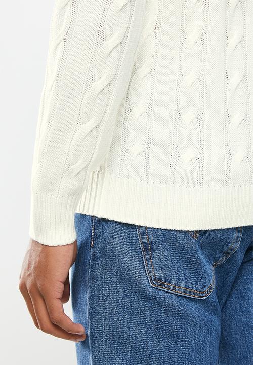 Brave Soul - Maoc knit - white