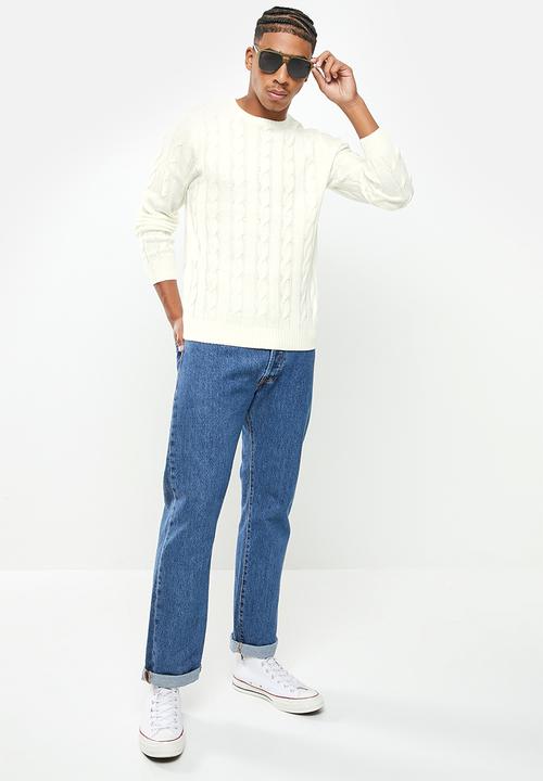 Brave Soul - Maoc knit - white