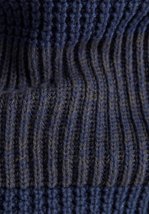 G-STAR - Stripe r knit - cloack/servant blue