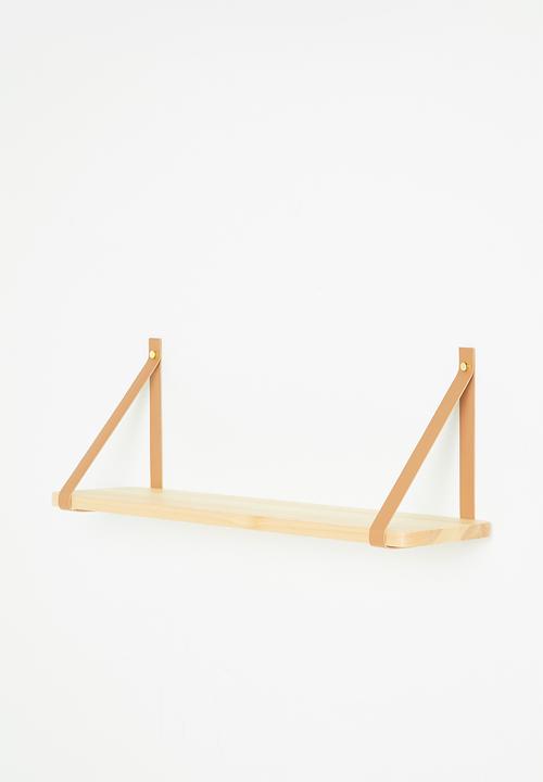 Sixth Floor - Strap wall shelf(single shelf)
