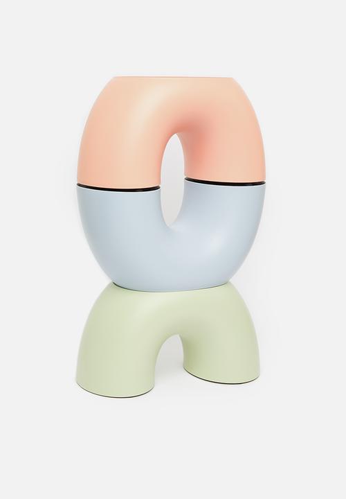 Sixth Floor - Rainbow stool - powder blue