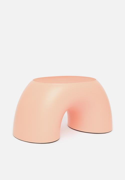 Sixth Floor - Rainbow stool - blush punk